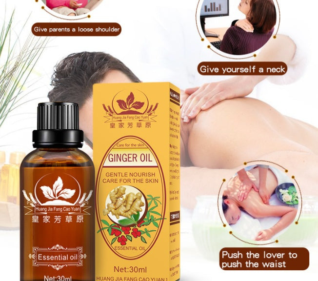 Ginger Body Back Moisturizing Massage Essential Oil