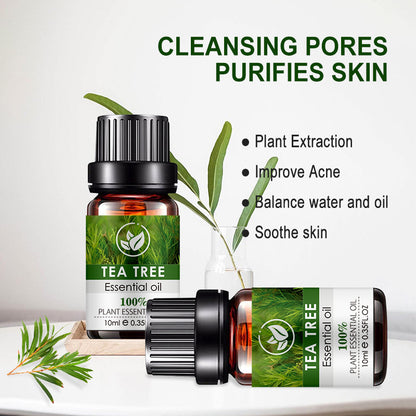 Essential Tea Tree Oil Massage Facial Body Aromatherapy Massage