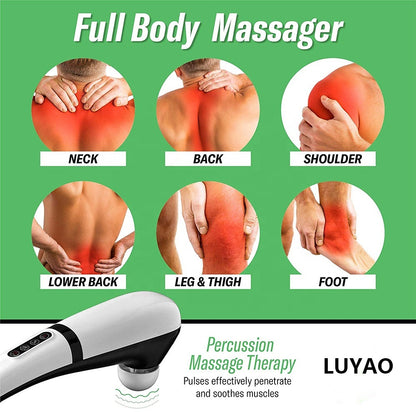 Electric pounding massager cervical spine massager